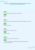COLIBRI REAL ESTATE PRINCIPLES COMPREHENSIVE EXAM SCRIPT COMPLETE