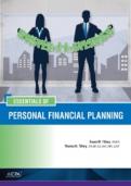 Test Bank For Essentials of Personal Financial Planning &lpar;AICPA&rpar;&comma; 4th Edition by Susan M&period; Tillery &lpar;Author&rpar;&comma; Thomas N&period; Tillery