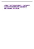  NUR 275 Midterm Exam 2024&sol;2025&colon; Real Questions with Verified Answers & Rationales &lpar;Graded A&plus;&rpar;