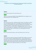 COLIBRI REAL ESTATE PRINCIPLES EXAM STUDY SHEET COMPLETE QUESTIONS ACCURATE