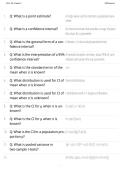 STAT 330 Chapter 9 &ndash; Statistics Study Guide and Practice Material