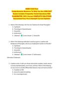 NURS 5338 Final  &NewLine;Comprehensive Resource To Help You Ace 2026-2027 &NewLine;Exams Includes Frequently Tested Questions With &NewLine;ELABORATED 100&percnt; Correct COMPLETE SOLUTIONS  &NewLine;Guaranteed Pass First Attempt&excl;&excl; Current Update&excl;&excl;
