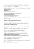 BIO 110 Module 1 Questions and Answers &vert; Introductory Biology Study Guide 2026&sol;2027