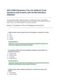 WGU D695 Elementary Fine Arts Methods Exam Questions and Answers with Verified Solutions 2026&lowbar;2027&NewLine;&NewLine;