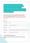 Basic Life Support &lpar;BLS&rpar; Exam&colon; 200 Practice &NewLine;Questions with Answers and Rationales Most &NewLine;Recent Exam Actual Complete Real Exam &NewLine;Questions and Correct Answers &lpar;Verified Answers&rpar; &NewLine;Already Graded A&plus; &vert; Guaranteed Success&excl;&excl; Newest &NewLine;Exam &vert; Just Released&excl;&excl;