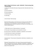 Galen College NU 150 Exam 1 &lpar;pdf&rpar; &vert; 2026&sol;2027 &vert; Pharmacology Q&A &vert; Pharmacology