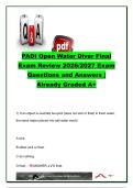 PADI Open Water Diver Final Exam Review 2026&sol;2027 &vert; 56 Questions & Answers &vert; Buoyancy&comma; Dive Safety&comma; Equipment&comma; Dive Computers & RDP