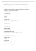 Patient Care - Radiology Exam Review Questions and Correct Verified Answers