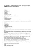 BIO 110 PSU Exam 4 Questions and Answers &vert; Penn State Biology Study Guide 2026&sol;2027