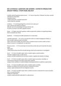 BIO 110 Module 1 Questions and Answers &vert; Introductory Biology Study Guide 2026&sol;2027&NewLine;