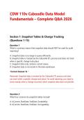 CDW 110v Caboodle Data Model Fundamentals Exam Prep &ndash; Complete High-Yield Q&A&comma; Star Schema Architecture&comma; ETL Operations & Detailed Technical Rationales &lpar;Grade A&plus;&rpar;&NewLine;