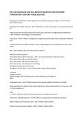 BIO 110 Molecular and Cell Biology Questions and Answers &vert; Study Guide 2026&sol;2027