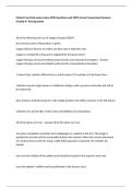 Patient Care final exam review With Questions and 100- Correct Guaranteed Answers Graded A&plus; Passing marks 