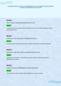 COLORADO MENTAL HEALTH JURISPRUDENCE FINAL PAPER EXAM QUESTIONS ACCURATE