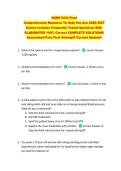 NURS 5434 Final &NewLine;Comprehensive Resource To Help You Ace 2026-2027 &NewLine;Exams Includes Frequently Tested Questions With &NewLine;ELABORATED 100&percnt; Correct COMPLETE SOLUTIONS  &NewLine;Guaranteed Pass First Attempt&excl;&excl; Current Update&excl;&excl;