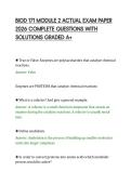 BIOD 171 MODULE 2 ACTUAL EXAM PAPER&NewLine;2026 COMPLETE QUESTIONS WITH&NewLine;SOLUTIONS GRADED A&plus;