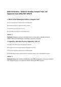 BIOD 210 Genetics - Module 6&colon; Heredity&comma; Complex Traits&comma; and&NewLine;Epigenetics Exam 2026&sol;2027 UPDATE