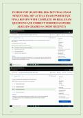 PN HESI EXIT &lpar;ELSEVIER&rpar; 2026&sol; 2027 FINAL EXAM  NEWEST 2026&sol; 2027 ACTUAL EXAM&vert; PN HESI EXIT  FINAL REVIEW WITH COMPLETE 100 &lpar;SCREENSHOTS&rpar; REAL EXAM  QUESTIONS AND CORRECT VERIFIED ANSWERS&sol;  ALREADY GRADED A&plus; &lpar;MOST RECENT&excl;&excl;&rpar;