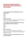 WA STATE REAL ESTATE EXAM &lpar;2026&sol;2027&rpar; &ndash;COMPREHENSIVE COMPLETE QUESTIONS WITH VERIFIED ANSWERS