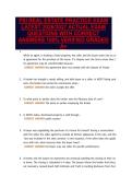 PSI REAL ESTATE PRACTICE EXAM&NewLine;LATEST 2026&sol;2027 ACTUAL EXAM&NewLine;QUESTIONS WITH CORRECT&NewLine;ANSWERS 100&percnt; VERIFIED GRADED&NewLine;A&plus;