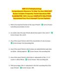 NUR 612 Pathophysiology &NewLine;Comprehensive Resource To Help You Ace 2026-2027 &NewLine;Exams Includes Frequently Tested Questions With &NewLine;ELABORATED 100&percnt; Correct COMPLETE SOLUTIONS  &NewLine;Guaranteed Pass First Attempt&excl;&excl; Current Update&excl;&excl;