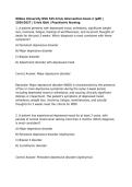 Wilkes University NSG 525 Psychopathology Exam 2 &lpar;pdf&rpar; &vert; 2026&sol;2027 &vert; Mental Health Q&A &vert; Psychiatry
