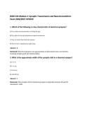 BIOD 322 Module 2&colon; Synaptic Transmission and Neurotransmitters&NewLine;Exam 2026&sol;2027 UPDATE