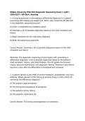 Wilkes University NSG 550 Diagnostic Reasoning Exam 1 &lpar;pdf&rpar; &vert; 2026&sol;2027 &vert; NP Q&A &vert; Nursing