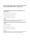BIOD 331 Pathophysiology - Module 7 Exam&colon; Endocrine&comma; Diabetes&comma; and&NewLine;Pituitary Disorders 2026&sol;2027 UPDATE &ndash; Portage Learning 