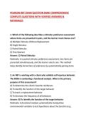 PEARSON RBT EXAM QUESTION BANK COMPREHENSIVE COMPLETE QUESTIONS WITH VERIFIED ANSWERS & RATIONALES
