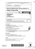 Edexcel GCSE June 2026 Statistics Paper 2F Foundation Question Paper