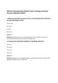 BIOD 331 Pathophysiology Module 9 Exam&colon; Oncology and Genetic&NewLine;Disorders 2026&sol;2027 UPDATE 