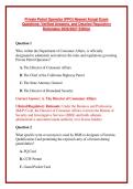 Private Patrol Operator &lpar;PPO&rpar; Newest Actual Exam Questions&comma; Verified Answers&comma; and Detailed Regulatory Rationales 2026&sol;2027 Edition 