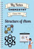Structure of Atom&comma; Class 11 Chemistry&comma; JEE Chemistry&comma; NEET Chemistry&comma; CBSE Chemistry Notes&comma; Subatomic Particles&comma; Quantum Numbers&comma; Bohr Model&comma; Heisenberg Uncertainty Principle&comma; Aufbau Principle&comma; Electronic Configuration&comma; Chemistry Revision Notes