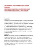 AZ-104 RENEWAL EXAM &lpar;COMPREHENSIVE VERSION 2026&sol;2027&rpar;&NewLine;COMPREHENSIVE QUESTIONS AND VERIFIED DETAILED SOLUTIONS &lpar;MULTIPLE CHOICES&rpar; &vert; 100&percnt; CORRECT&excl;&excl;&NewLine;