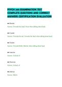 PSYCH 260 EXAMINATION TEST COMPLETE QUESTIONS AND CORRECT ANSWERS CERTIFICATION EVALUATION&period;pdf&NewLine;&NewLine;