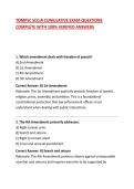 TOMPSC SCCJA CUMULATIVE EXAM QUESTIONS COMPLETE WITH 100&percnt; VERIFIED ANSWERS