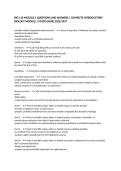 BIO 110 Module 1 Questions and Answers &vert; Introductory Biology Study Guide 2026&sol;2027&NewLine;