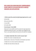 EPIC CLN251&sol;252 EXAM 2026&sol;2027 COMPREHENSIVE EXAM COMPLETE 220 QUESTIONS WITH VERIFIED ANSWERS AND EXPLANATIONS