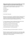 Wilkes University NSG 211 Physical Assessment Midterm Exam &lpar;pdf&rpar; &vert; 2026&sol;2027 &vert; Physical Assessment Q&A &vert; Health Assessment