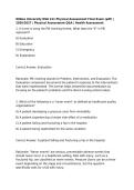 Wilkes University NSG 211 Physical Assessment Final Exam &lpar;pdf&rpar; &vert; 2026&sol;2027 &vert; Physical Assessment Q&A &vert; Health Assessment