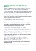 ARTS 1301 CHAPTER 1&period;1 EXAM QUESTIONS AND ANSWERS