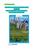 Test Bank for Energy&comma; Environment&comma; and Sustainability 2nd Edition by Saeed Moaveni &vert; Solution Manual &vert; Chapters 1&ndash;13 Complete &vert; Latest Updated 2025&ndash;2026