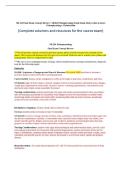NR 283 Final Exam Concept Review &sol; NR283 Pathophysiology Final Exam Study Guide &lpar;Latest&rpar;&colon;Pathophysiology&colon; Chamberlain