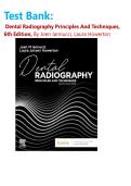 Test Bank For Dental Radiography Principles And Techniques&comma; 6th Edition&comma; By Joen Iannucci &comma;Laura Howerton&vert; Complete Chapters &vert; Verified 100&percnt; PASS NEWEST 2026