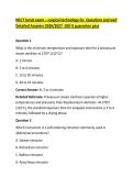 NCCT Scrub exam &ndash; surgical technology fsc  Questions and well &NewLine;Detailed Answers 2026&sol;2027  100 &percnt; guarantee pass 