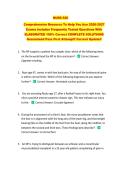 NURS 620 &NewLine;Comprehensive Resource To Help You Ace 2026-2027 &NewLine;Exams Includes Frequently Tested Questions With &NewLine;ELABORATED 100&percnt; Correct COMPLETE SOLUTIONS &NewLine;Guaranteed Pass First Attempt&excl;&excl; Current Update&excl;&excl; 