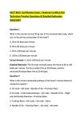 NCCT NCET Certification Exam &vert; National Certified ECG &NewLine;Technician Practice Questions & Detailed Rationales &NewLine;2026&sol;2027 