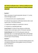NCCT NCICS Certification Exam &vert; National Certified Insurance &NewLine;& Coding Specialist Practice Questions & Detailed Rationales &NewLine;2026&sol;2027 