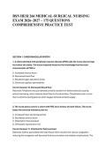 BSN HESI 266 MEDICAL-SURGICAL NURSING &NewLine;EXAM 2026&ndash;2027 &ndash; 175 QUESTIONS &NewLine;COMPREHENSIVE PRACTICE TEST